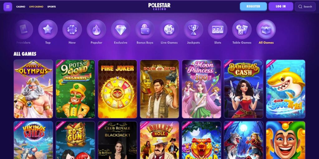 Polestar Casino Games